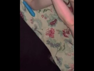 Fucking my tight pussy with my rose 🌹 plug in my ass! It felt soooo fucking good