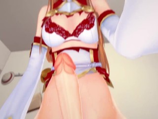 SAO - Futa Asuna | Female taker POV [Hentai Animation]