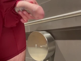 MILKING MY DICK IN MCDONALDS (FTM)