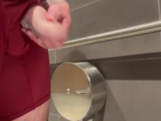 MILKING MY DICK IN MCDONALDS (FTM)