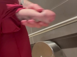 MILKING MY DICK IN MCDONALDS (FTM)