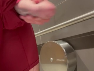 MILKING MY DICK IN MCDONALDS (FTM)