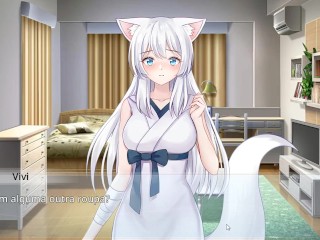 Living together with Fox Demon - part 1 we found a very sexy fox youkai!