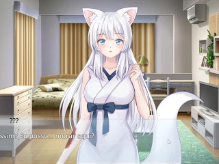 Living together with Fox Demon - part 1 we found a very sexy fox youkai!