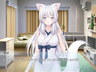 Living together with Fox Demon - part 1 we found a very sexy fox youkai!