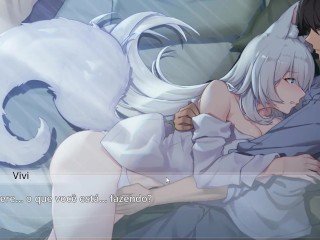 Living together with Fox Demon - Having sex with de kitsune fox girl for the first time!