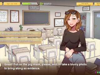 Another Chance (by Time Wizard Studios) : Cumming on the music class (6)