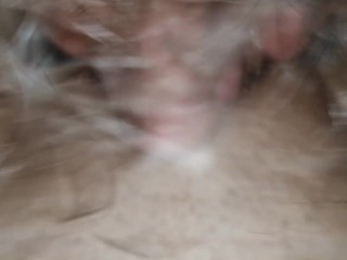 Lick her till she cums. My whole hand goes in her pussy