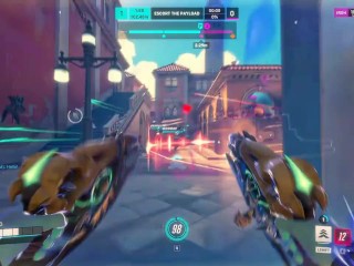 Dva prend une double pénétration par Genji et Reinhardt