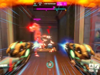 Dva prend une double pénétration par Genji et Reinhardt