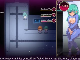 Mage Kanade's Futanari Dungeon Quest - futa girl getting dominated by robot girls with huge breasts