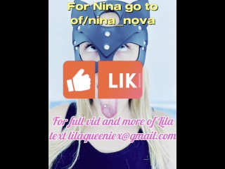 Long pierced tongue tricks hocking and spitting