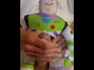 Buzz Lightyear Blows His Cum Load For You!
