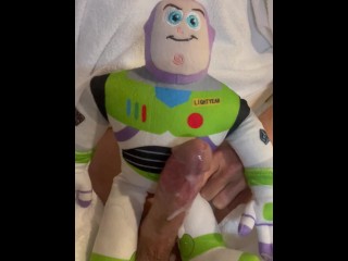 Buzz Lightyear Blows His Cum Load For You!