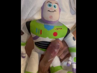 Buzz Lightyear Blows His Cum Load For You!