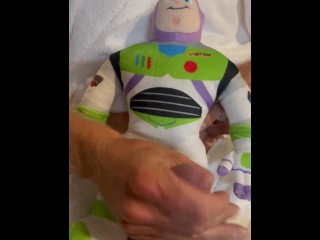 Buzz Lightyear Blows His Cum Load For You!