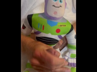 Buzz Lightyear Blows His Cum Load For You!