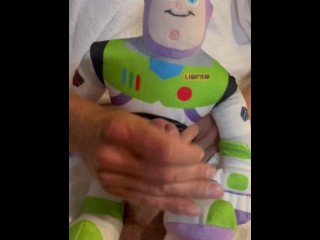 Buzz Lightyear Blows His Cum Load For You!
