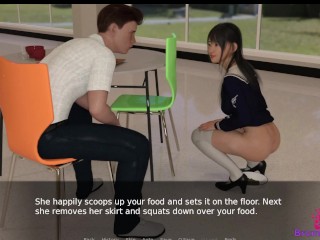 Slave U E21 - Mei makes me Beg to Drink her Pee