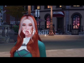 Sorority Slut Cucks Fraternity Boyfriend With Old Homeless Man And Threesome - Sims 4