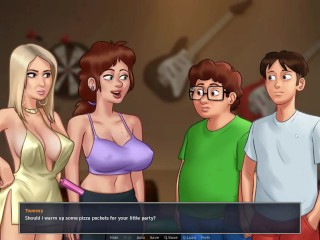 Summertime saga #98 - My neighbor comes to have a few drinks at my house