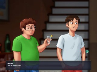 Summertime saga #98 - My neighbor comes to have a few drinks at my house