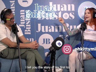 KittyMiau pretty teen girl found the best Sex Toy | Juan Bustos Podcast