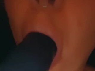 TASTING SUCKING MY DILDO AFTER I USE IT WANNA SE MORE?