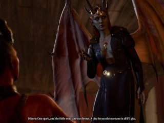 Transbian Tiefling cheats on Karlach with Mizora