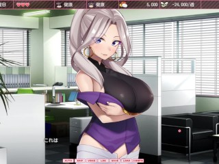 【シロウト家出娘と俺 SLGエロゲー実況(体験版)】巨乳美女と同居しておっぱい揉んだりセックスしたらエッチなことしちゃうシミュレーションエロゲー（SLG同人エロゲー hentai game