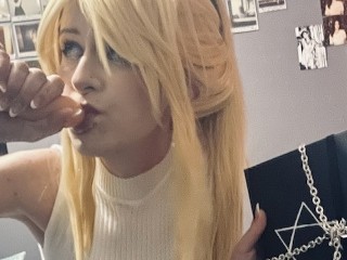 KAORI SAEKI BLOWJOB + RIDING POV (BIBLE BLACK COSPLAY) | TAYLOR RYDE