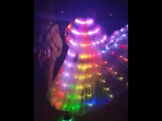 Beautiful rave wings