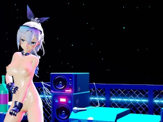 【4K / MMD R18】Silver Wolf Sting