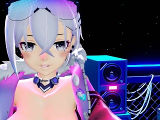 【4K / MMD R18】Silver Wolf Sting