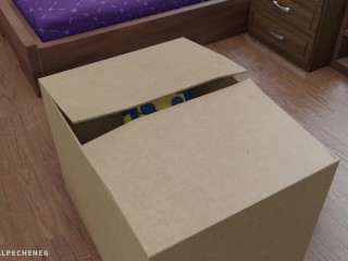 Ankha from Animal Crossing being silly pet