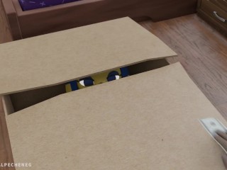 Ankha from Animal Crossing being silly pet