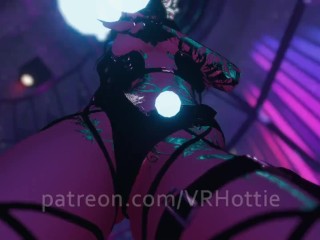 POV Public Cyberpunk Sex Club Hot Lap Dance VRChat ERP