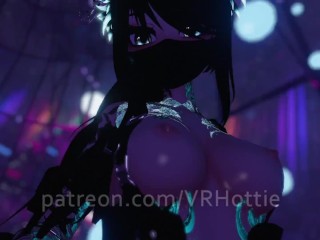 POV Public Cyberpunk Sex Club Hot Lap Dance VRChat ERP