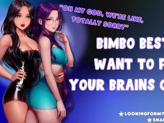 Bimbo Besties Want To Fuck Your Brains Out | feat. LookingForMyBlueSky [Threesome] [Audio Porn]