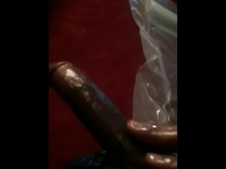 When you don’t have a throat or pussy to stroke