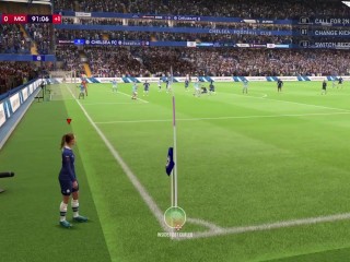 c'est un match de foot avec des femmes