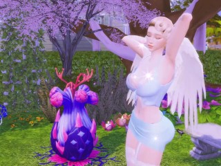 PERVERTED FAIRY IS REPAIRED AND HUMILATION BY LUSTFUL TENTACLES (HARDCORE COMPILATION)