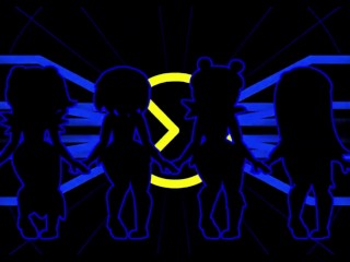 👯 Pac-Man Ghost Girls Dance 👻 | "Rave" (Steve Aoki, Showtek & MAKJ ft. Kris Kiss) | by: nimus8 😈