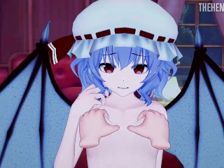 PASSIONATE SEX IN BED WITH REMILIA 😳 TOUHOU HENTAI