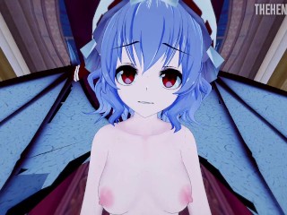 PASSIONATE SEX IN BED WITH REMILIA 😳 TOUHOU HENTAI