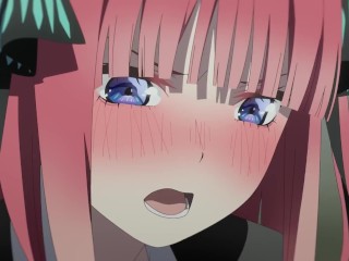 エロアニメ-【五等分の花嫁】ニノがアヘ顔で喘ぎまくる-HENTAI Animation-real voice