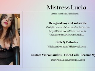 Latina Domme makes you try anal for the first time - turns you into a cock loving loser