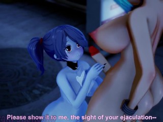 Futa Cerebella fucks Squiggly | Skullgirls Hentai