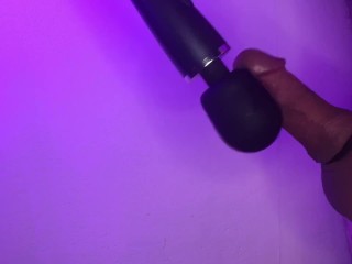 Our new toy , handsfree cumshot , edging cock