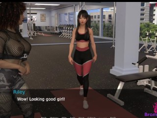 Slave U E26 - Mei Facesits me while Biking in the Gym